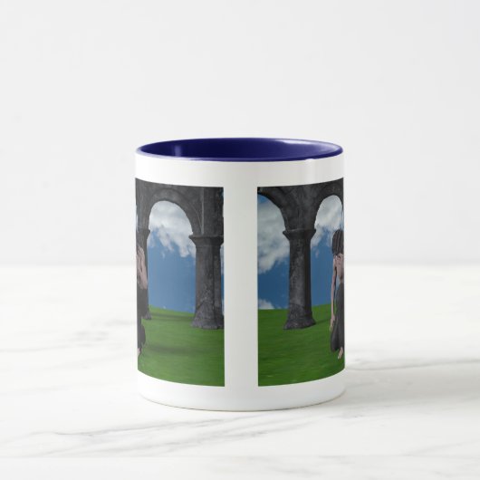 Vom Licht verblendet Tasse (Zentrum)