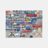 Vom Lied der Lieder, Klee Fleecedecke (Vorderseite (Horizontal))