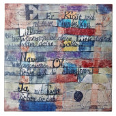 Vom Lied der Lieder, Klee Fliese (Vorderseite)