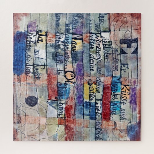 Vom Lied der Lieder, Klee Puzzle (Horizontal)