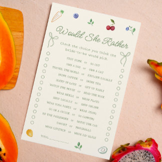 Vom Markt Brautparty würde sie eher spielen