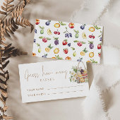 Vom Markt schätzen, wie viele Kisses Bridal Spiel Begleitkarte