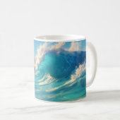 Vom Meer Inspiriert Kraftwellen Kaffeetasse (VorderseiteRechts)