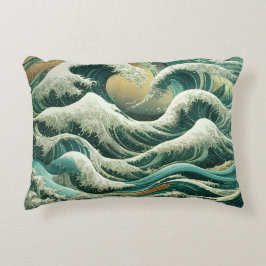 Vom Meer Inspirierte Muster Dekokissen