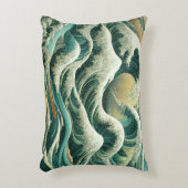 Vom Meer Inspirierte Muster Dekokissen (Vorderseite(Vertikal))