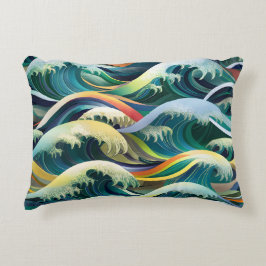Vom Meer Inspirierte Muster Dekokissen