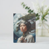 Vom Mond Postkarte (Stehend Vorderseite)