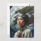 Vom Mond Postkarte (Vorne/Hinten)