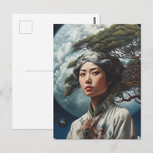 Vom Mond Postkarte (Vorne/Hinten)