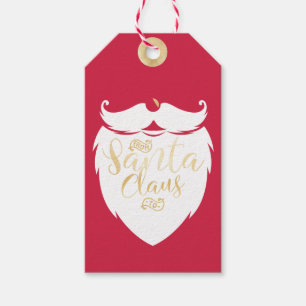 Vom niedlichen Sankt Bart-Weihnachten Geschenkanhänger