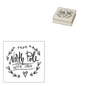 Vom Nordpol mit Liebe Gummistempel (Stempel)
