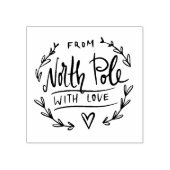 Vom Nordpol mit Liebe Gummistempel (Prägung)