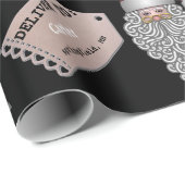 Vom Nordpol Personalisierter Santa Geschenkpapier (Rolleneckpunkt)