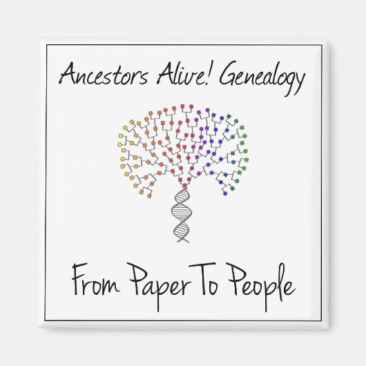 Vom Papier zum Menschen Magnet (Vorne)