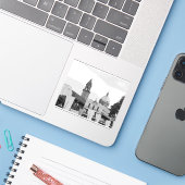 Vom Plaza Moriones Aufkleber (Laptop mit iPhone)