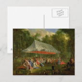 Vom Prinzen von Conti verliehenes Festival Postkarte (Vorne/Hinten)