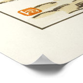 Vom Quai de Passy, im Regen Poster (Ecke)