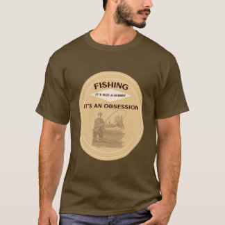 vom R-Shirt der Fischerei besessen T-Shirt