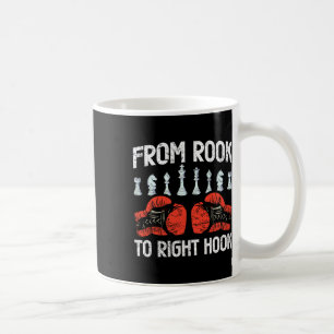 Vom Rook bis zum richtigen Hook Schachboxfusion Kaffeetasse