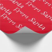 Vom Santa Geschenkpapier (Ecke)