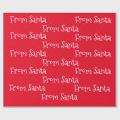 Vom Santa Geschenkpapier (Flach)