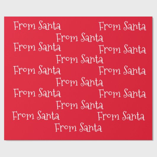 Vom Santa Geschenkpapier (Flach)