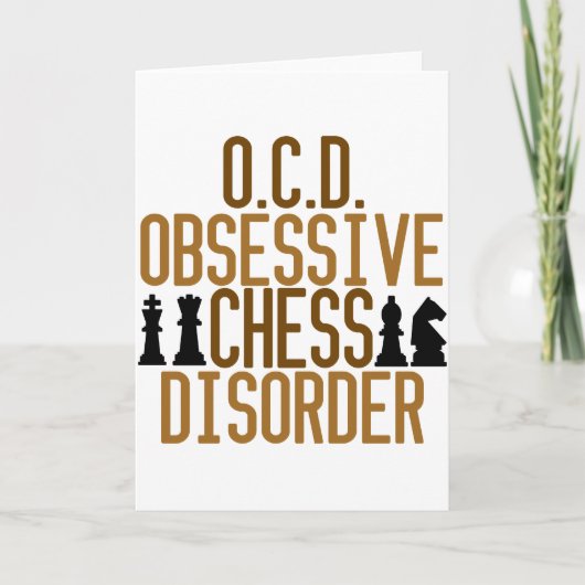 vom Schach besessen Karte (Vorderseite)