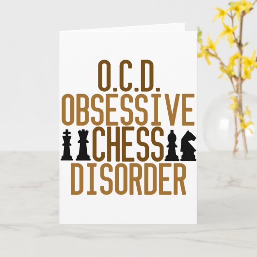 vom Schach besessen Karte (Gelbe Blume)