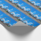 Vom Schiff aus Geschenkpapier (Ecke)