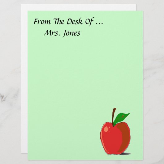 Vom Schreibtisch aus... Apple Stationery (Vorne/Hinten)