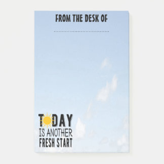 Vom Schreibtisch aus - Arbeitshinweis Post-it Klebezettel