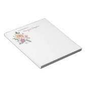 Vom Schreibtisch aus - Hübsche Blume Notizblock (angewinkelt)