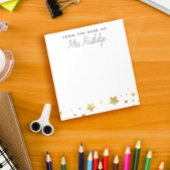 Vom Schreibtisch aus - Imitate Gold Stars Notizblock