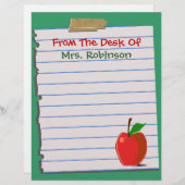 Vom Schreibtisch aus...Lehrer Brieftasche (Vorne/Hinten)