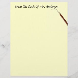 Vom Schreibtisch aus... Letterhead Stationery