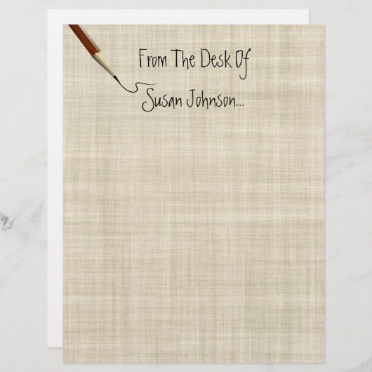 Vom Schreibtisch aus... Letterhead Stationery (Vorne/Hinten)