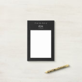 Vom Schreibtisch aus Minimalistisch Post-it Klebezettel (Auf Schreibtisch)