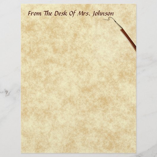 Vom Schreibtisch aus ? Papier (Vorderseite)