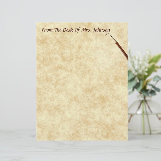 Vom Schreibtisch aus ? Papier (Stehend Vorderseite)