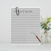 Vom Schreibtisch aus? Papier-Leiste (Stehend Vorderseite)