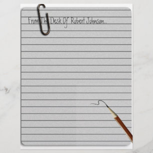 Vom Schreibtisch aus? Papier-Leiste