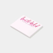 Vom Schreibtisch aus Personalisiert Post-it Klebezettel (angewinkelt)