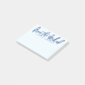 Vom Schreibtisch aus Personalisiert Post-it Klebezettel (angewinkelt)