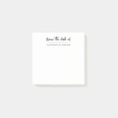 Vom Schreibtisch aus Personalisierter einfacher Sk Post-it Klebezettel (Vorderseite)