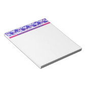 Vom Schreibtisch aus Personalisiertes Kätzchen in  Notizblock (angewinkelt)