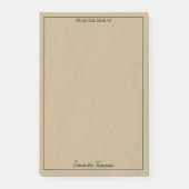 vom Schreibtisch der Büroeinheit Kraft Post-it Klebezettel (Vorderseite)