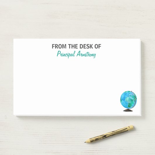 Vom Schreibtisch der Direktion personifizieren Sie Post-it Klebezettel (Auf Schreibtisch)