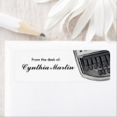 Vom Schreibtisch der Reporter-Aufkleber (Insitu)