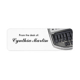 Vom Schreibtisch der Reporter-Aufkleber