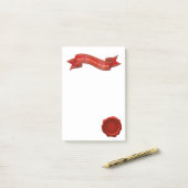 Vom Schreibtisch der Sankt-Post-Itanmerkungen Post-it Klebezettel (Auf Schreibtisch)